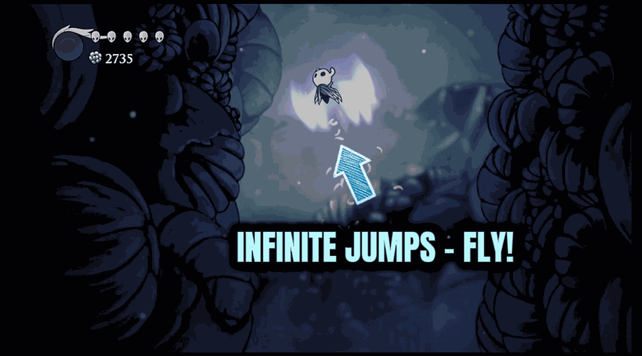 Hollow Knight — Sky Walker (Infinite Jumps)